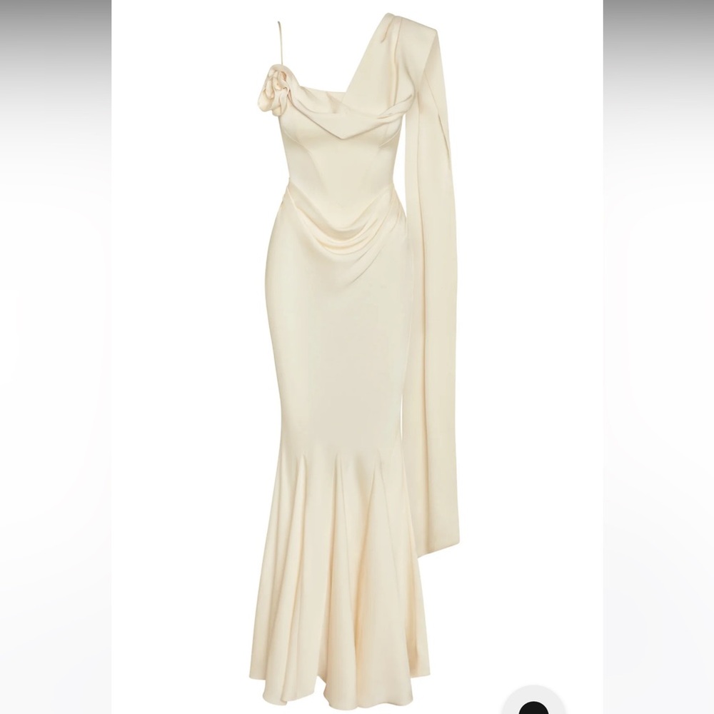 Viral Leau Celine Corset Drape Gown New With Tags Size Medium